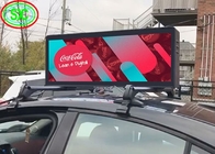 Pannello di visualizzazione dei segnali LED per auto senza fili P4 MBI5020 Modulo pubblicitario Taxi Topper schermo