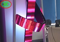 SMD P10 impermeabilizzano l'esposizione di LED cilindrica della tenda della sfera della curva 360 gradi