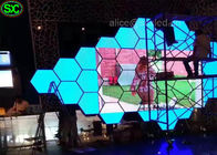 Video schermo di visualizzazione del LED della tenda di forma P3.9 per la pubblicità, di alta risoluzione
