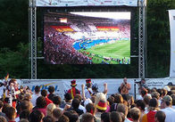 manutenzione anteriore fuori di grande parete di angolo di visione video P10 LED per l'evento di sport dello stadio