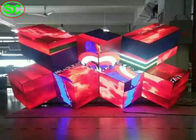 Il DJ flessibile mette in scena il video di RGB della discoteca dei quadri comandi del LED P5 3D per la cabina