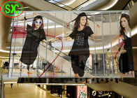 Alto colore pieno trasparente dello schermo P10.41 del LED per la facciata di vetro del centro commerciale