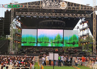 Il LED all'aperto visualizza lo schermo di P 4 LED con la struttura della fase e della capriata per il concerto