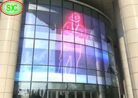 Schermo di visualizzazione trasparente di vetro del LED del chip P5 di Epistar della tenda della parete