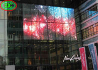 Schermo di visualizzazione principale trasparente dell'interno del LED dello schermo P3.91 di pubblicità dell'esposizione commerciale trasparente della finestra di vetro