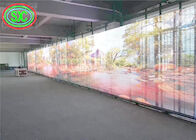 Il vetro trasparente del supermercato ha condotto l'esposizione 1R1G1B G3.91-7.8125 per annunciare