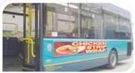 Il bus all'aperto dei CB del CE impermeabilizza l'esposizione di LED di Front Service di colore pieno dei tabelloni per le affissioni di pubblicità del LED P4 P5 P6