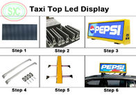 Segno all'aperto dello smd P 10 LED di colore pieno per il taxi che annuncia i pc di MOQ 10
