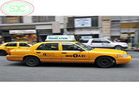 Schermo all'aperto del taxi LED di alta qualità P 6 per la pubblicità mobile