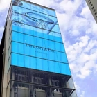 Il pannello di parete trasparente di Mesh Building Facade Advertising Video della tenda P15.625 Pantalla visualizza lo schermo del LED