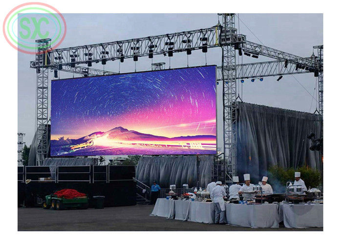 Governo locativo all'aperto dello schermo 500x1000mm dell'esposizione di LED di colore pieno P3.91/P4.81