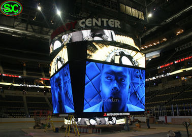 I bordi di pubblicità quadrati di perimetro del LED, lo stadio P5 hanno condotto l'esposizione per lo spettacolo dal vivo