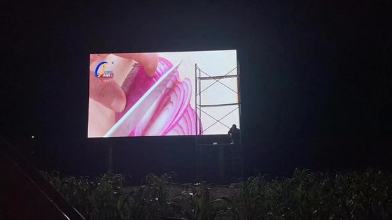 P8 fisso 960X960MM ha condotto la video esposizione/esposizione principale colore pieno all'aperto di pubblicità principale del tabellone per le affissioni del segno grande