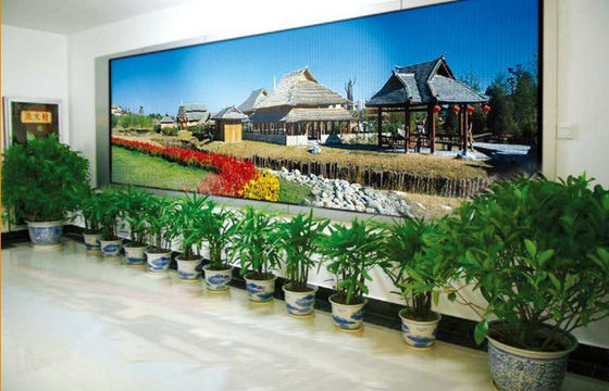 Esposizione di LED dell'interno flessibile di colore pieno, esposizione leggera della tenda principale P4 di SMD