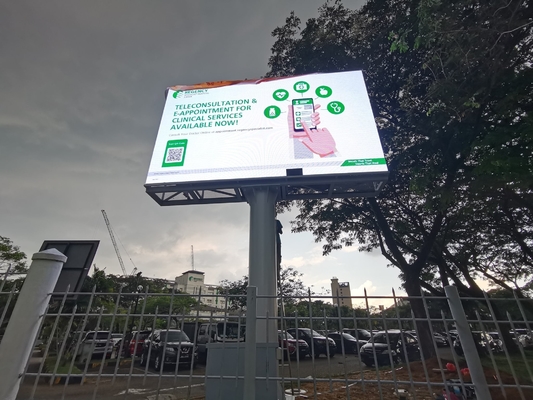 Il colore pieno di alta luminosità ha condotto la video parete P10 960X960MM che lo schermo di visualizzazione all'aperto del LED ha riparato l'installazione di Palo