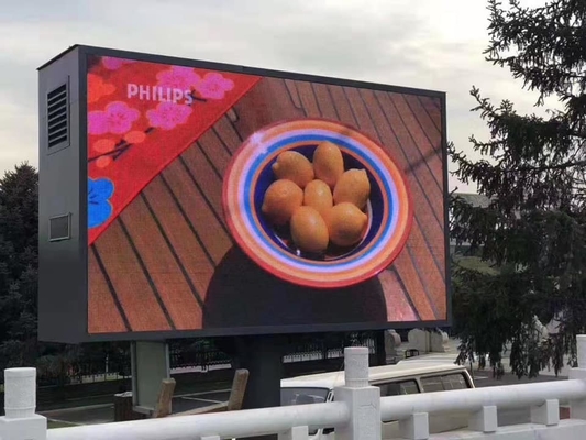 Il colore pieno di alta luminosità ha condotto la video parete P10 960X960MM che lo schermo di visualizzazione all'aperto del LED ha riparato l'installazione di Palo