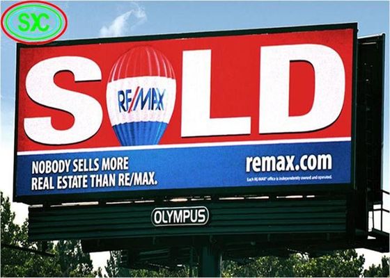 I grandi schermi di visualizzazione principali all'aperto di multi colore P10 impermeabilizzano il tabellone per le affissioni IP65