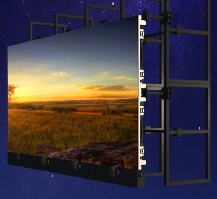 schermo in alluminio a colata a colori P2 LED / 2500nits grande display LED esterno
