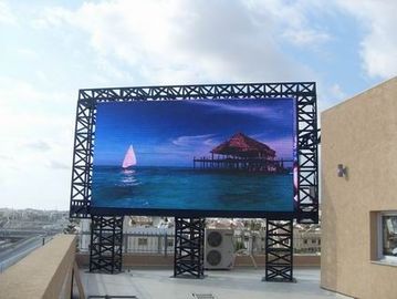 Display LED a colori P8 all'aperto IP65 1024*1024mm armadio 7000cd / mq display a colori a LED