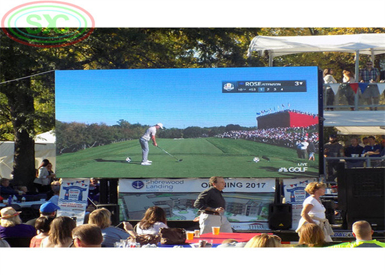 Display all'aperto a LED di serie appesa P6 noleggio segnale a LED giocare a calcio