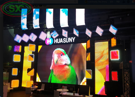 Display a LED di noleggio ad ampio angolo di visione e ad alta luminosità con protezione IP65/IP54 anteriore/posteriore