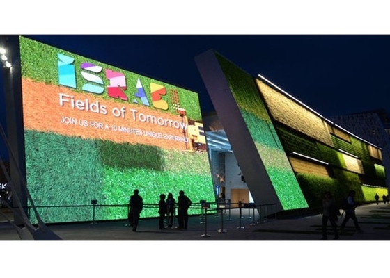Pannello a LED P10 a colori fissi all'aperto ad alto tasso di aggiornamento 1920H