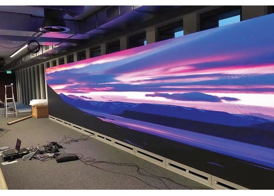 Disegno in alluminio a colata a LED per interni/esterni P3, conferenza HD LED Video Wall
