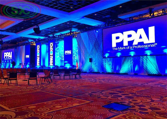 P3.91 schermi a LED a fase ad alta definizione per interni con pannelli standard di dimensione 500*500mm o 500*1000mm