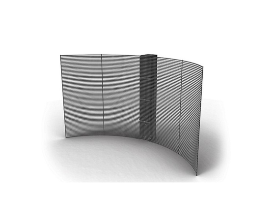 Parete video a LED trasparente P3.91 Indoor Led Mesh Curtain Signage Displays Screen a LED
