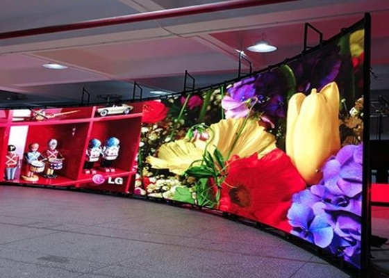 Noleggio di schermo pubblicitario a LED impermeabile all'aperto, P3.91 Displayboard a LED a colori completi MBI5124 Alta risoluzione