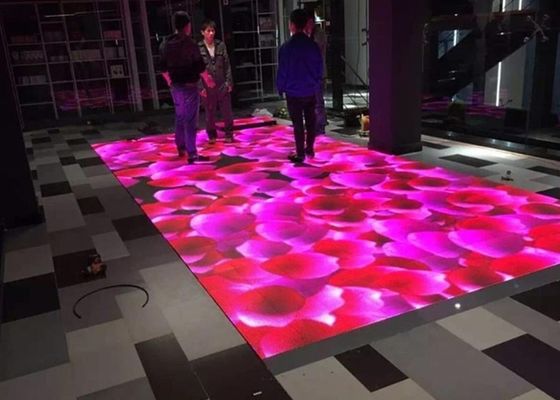Cina SMD3535 Sound Active Dj Led Disco Dance Floor Panels di luce bianca calda