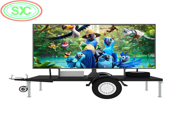 Personalizzazione di segnale di rimorchio a LED mobili all'aperto LED display anti-colisione per pubblicità commerciale