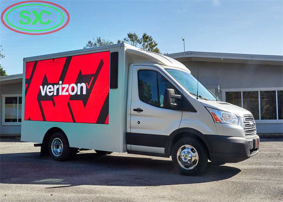 P6 Full Color Van Outdoor Mobile Truck Pubblicità LED Display LED Video Panel del rimorchio