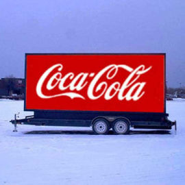 P6 Full Color Van Outdoor Mobile Truck Pubblicità LED Display LED Video Panel del rimorchio
