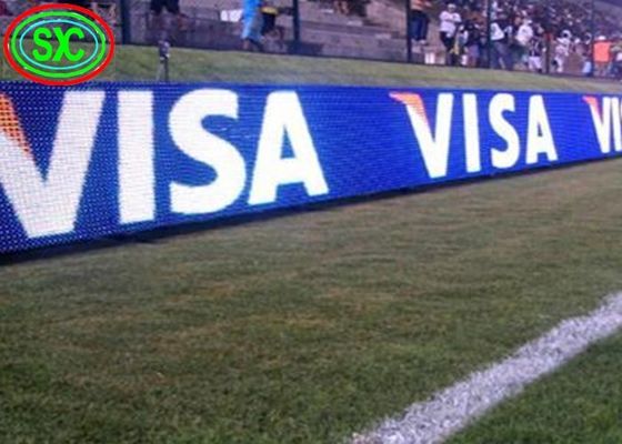 Lo stadio della video esposizione di perimetro LED di sport P6 ha condotto il tabellone segnapunti impermeabile