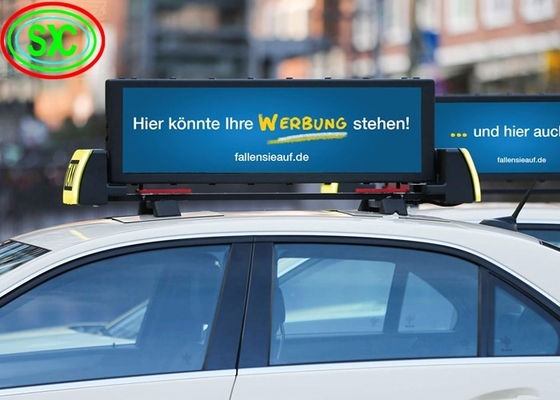 Display di segnale LED per auto da 96*32 cm con dimensioni di passo di 3 mm e risoluzione dello schermo da 320*106 punti