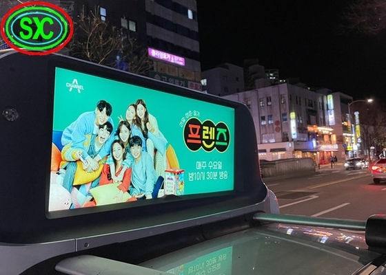 Display video a LED per auto a p5 a colori esterni con armadio in alluminio