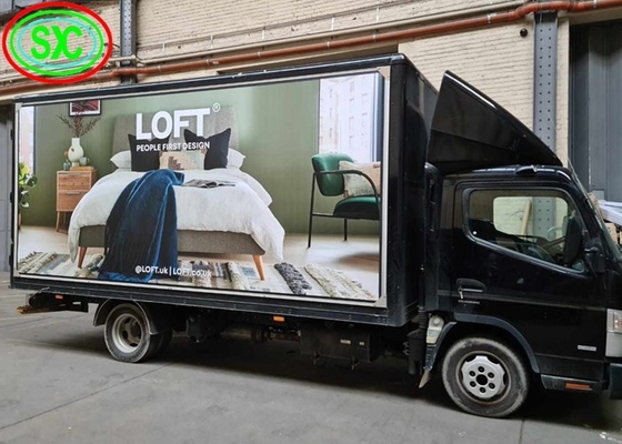 P6 Full Color Van Outdoor Mobile Truck Pubblicità LED Display LED Video Panel del rimorchio