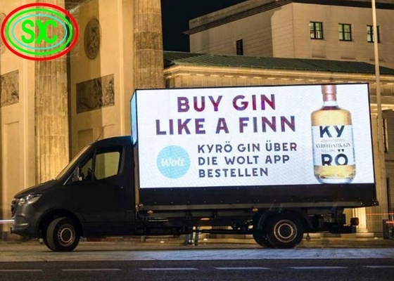 P4 schermo a LED auto ad alta luminosità a colori a colori
