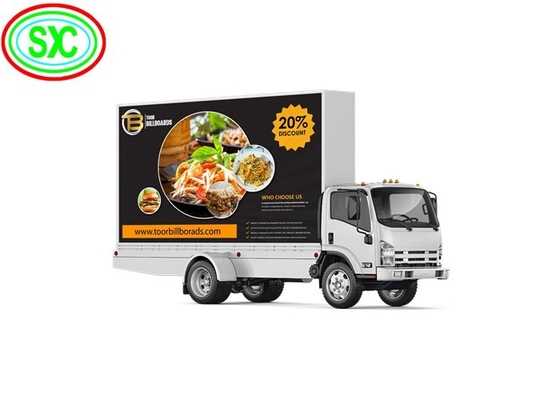 60Hz Framerate Rate P3 Mobile Truck LED Screen per display di lancio di prodotti mobili