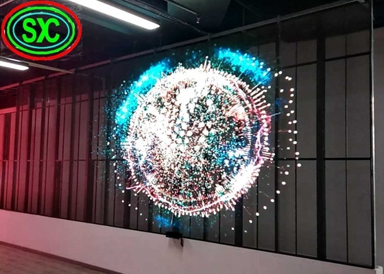 SMD2121 schermo a LED trasparente a colori pieni pubblicità segnaletica