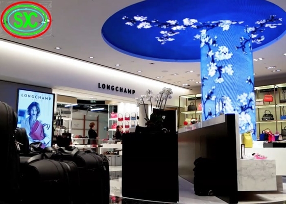 Dispositivo di pellicola flessibile e resistente Dispositivo di pellicola flessibile con schermo a LED Dispositivo pubblicitario video SMD2525 1R1G1B Pannello di segnaletica