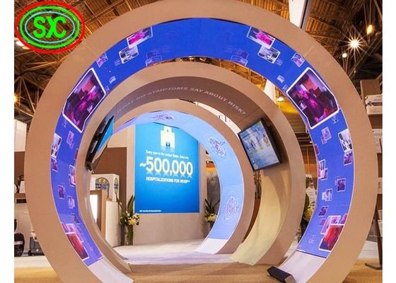 Prezzo buono Dispositivo di pellicola flessibile e resistente Dispositivo di pellicola flessibile con schermo a LED Dispositivo pubblicitario video SMD2525 1R1G1B Pannello di segnaletica in linea
