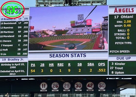 P10 Sport di colata a stiro Basketball Stadio di calcio Perimetro della pubblicità schermo a LED