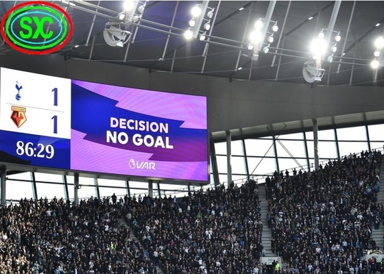 Pixel dell'esposizione di LED dello stadio dello spettacolo dal vivo P10 della pista di corsa 10000 per densità del pixel di SQM