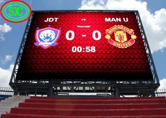 P10 SMD Outdoor Stadium LED Display 10mm Pitch IP65 impermeabile