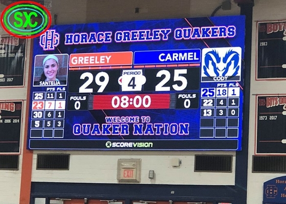 S Top-Notch Facility Digital Scoreboards realizzati con materiali in acciaio laminati a freddo