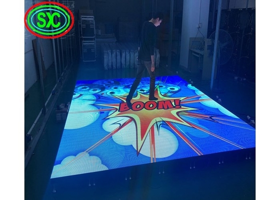 Schermo interattivo P3.91 del pavimento di divertimento LED di Digital del sistema del radar alto per gli affitti all'aperto IP65