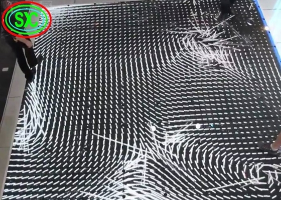 Esposizione locativa pista da ballo interattiva portatile di 3D della video LED per la festa nuziale