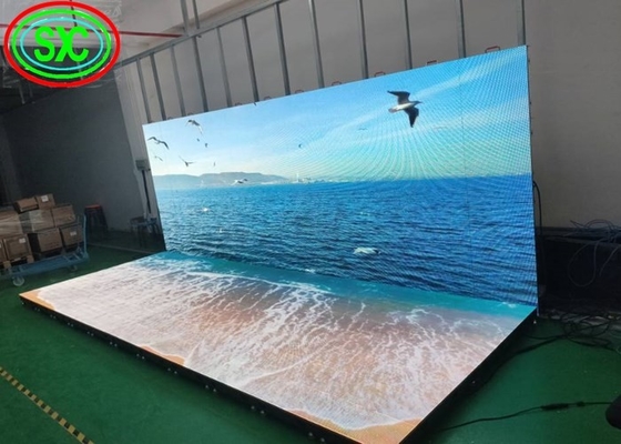 Cina SMD3535 Sound Active Dj Led Disco Dance Floor Panels di luce bianca calda